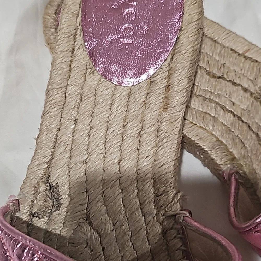 Gucci barbie pink metallic slides 10 41 - Picture 3 of 8
